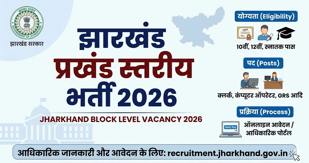 Jharkhand Block Level Vacancy