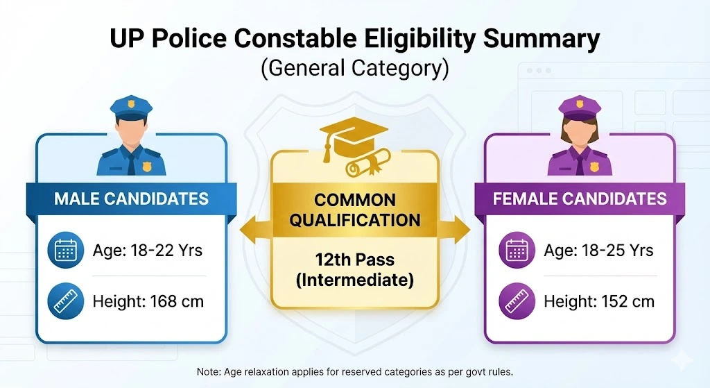 UP Police Constable Eligibility Criteria 2026